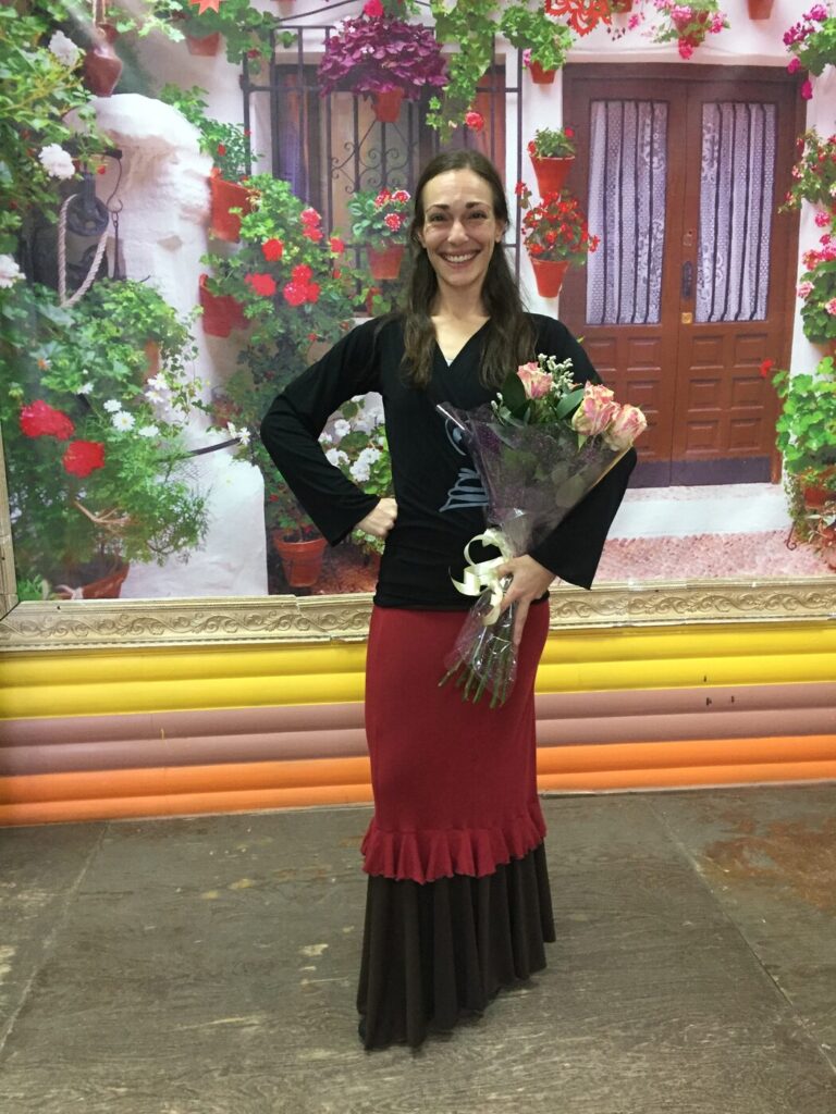 Mónica Vázquez, profesora de flamenco